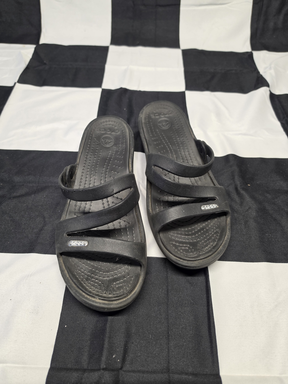 CROCS Black Women's Slide Sandals